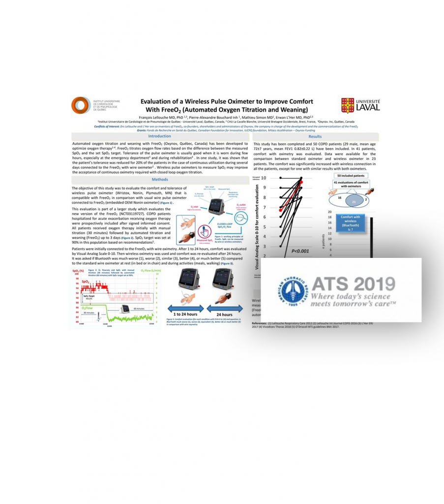 Comparison of usual and wireless oximeter with FreeO2 (automated oxygen titration and weaning)